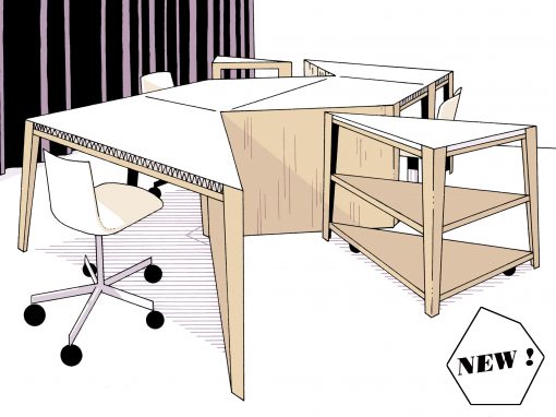 AGENCEMENT, MOBILIER ET IDENTITÉ VISUELLE DE LA CENTRALE à Nantes (44)